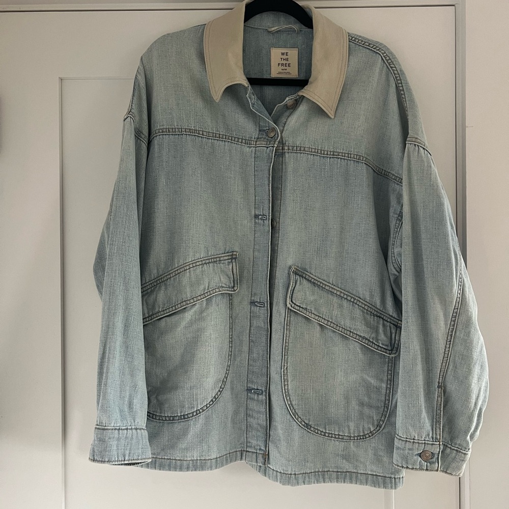 We the free lemon denim jacket - Picture 5 of 10